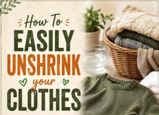 How To Easily “Unshrink” Your Clothes How To Easily “Unshrink” Your Clothes