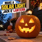 How To Make A Solar Light Jack O Lantern