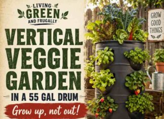 How To Make A Vertical Veggie Garden In A 55 Gal Drum How To Make A Vertical Veggie Garden In A 55 Gal Drum
