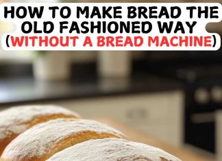How To Make Bread The Old Fashioned Way (without a bread machine)