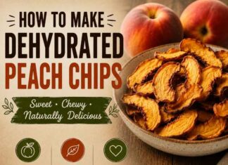 How To Make Dehydrated Peach Chips Recipe How To Make Dehydrated Peach Chips Recipe