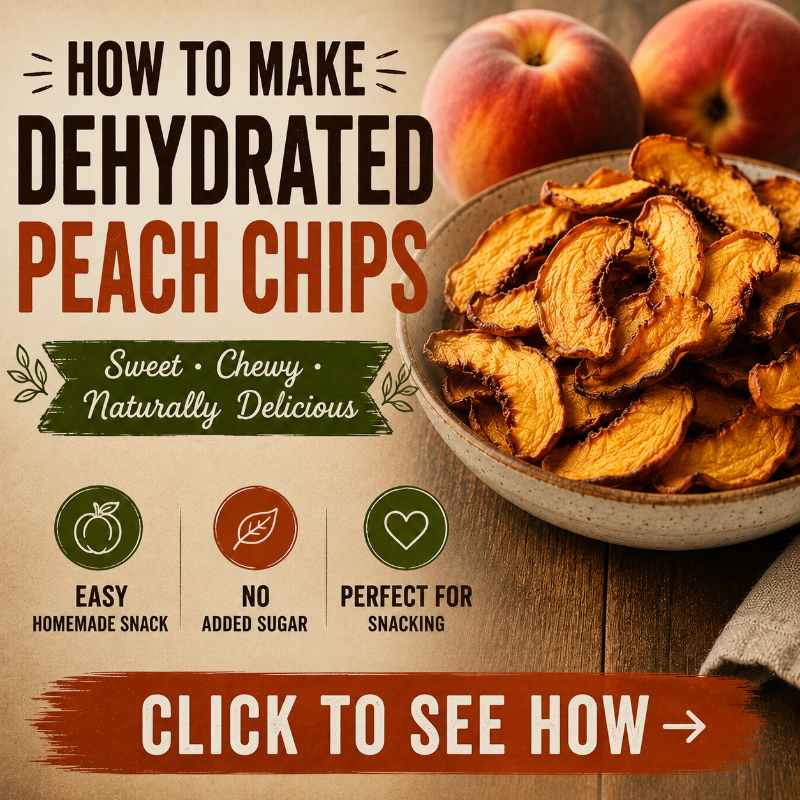 How To Make Dehydrated Peach Chips Recipe