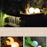 How To Make Outdoor Lamps for Under $5