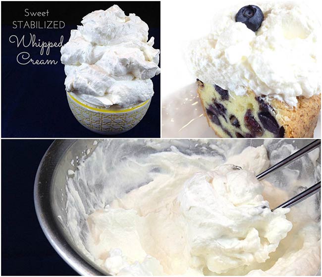How To Make Sweet (Stabilized) Stiff Whipped Cream