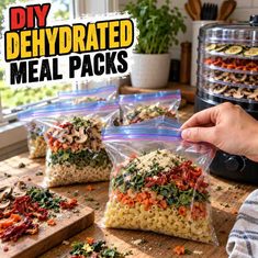 How To Make Your Own Dehydrated Meal Packs How To Make Your Own Dehydrated Meal Packs
