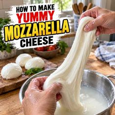 How To Make Yummy Mozzarella Cheese How To Make Yummy Mozzarella Cheese