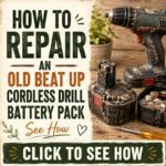 How To Repair An Old Beat Up Cordless Drill Battery Pack