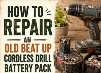 How To Repair An Old Beat Up Cordless Drill Battery Pack How To Repair An Old Beat Up Cordless Drill Battery Pack