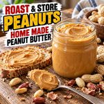 How To Roast, Skin And Store Peanuts! Home Made Peanut Butter