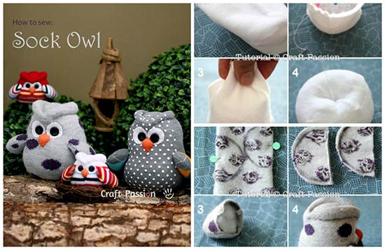 How To Sew Sock Owls