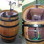 How To Turn A Wine Barrel Into An Outdoor Sink