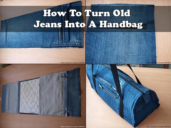 How To Turn Old Jeans Into A Handbag