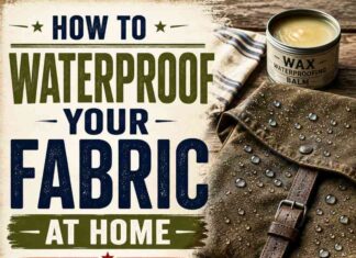 How To Waterproof Your Fabric At Home How To Waterproof Your Fabric At Home