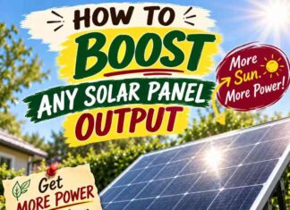 How To boost Any Solar Panel Output By 75% How To boost Any Solar Panel Output By 75%