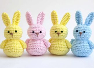How to Crochet Yarn Easter Marshmallow Bunnies How to Crochet Yarn Easter Marshmallow Bunnies