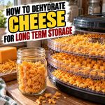 How to Dehydrate Cheese for Long Term Storage
