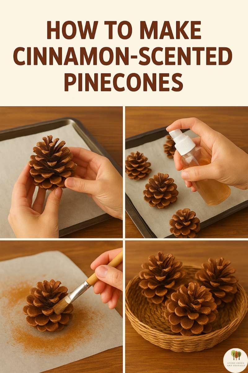 How to Make Cinnamon-Scented Pinecones