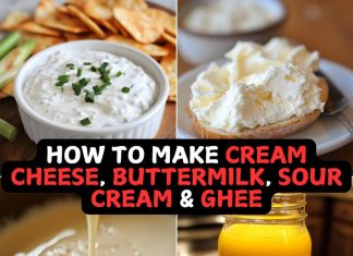 How To Make Cream Cheese, Buttermilk, Sour Cream & Ghee How to Make Cream Cheese, Buttermilk, Sour Cream & Ghee