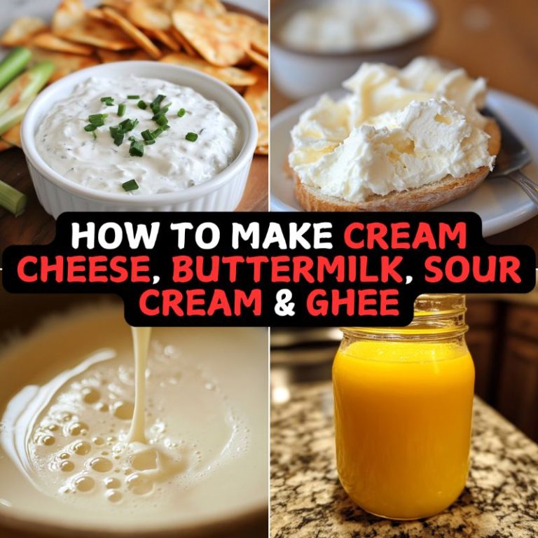 How To Make Cream Cheese Buttermilk Sour Cream Ghee