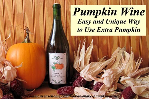 How to Make Pumpkin Wine
