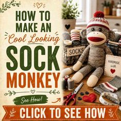 How to Make a Sock Monkey (with Pictures) How to Make a Sock Monkey
