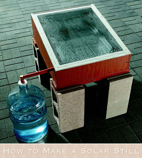 How to Make a Solar Still