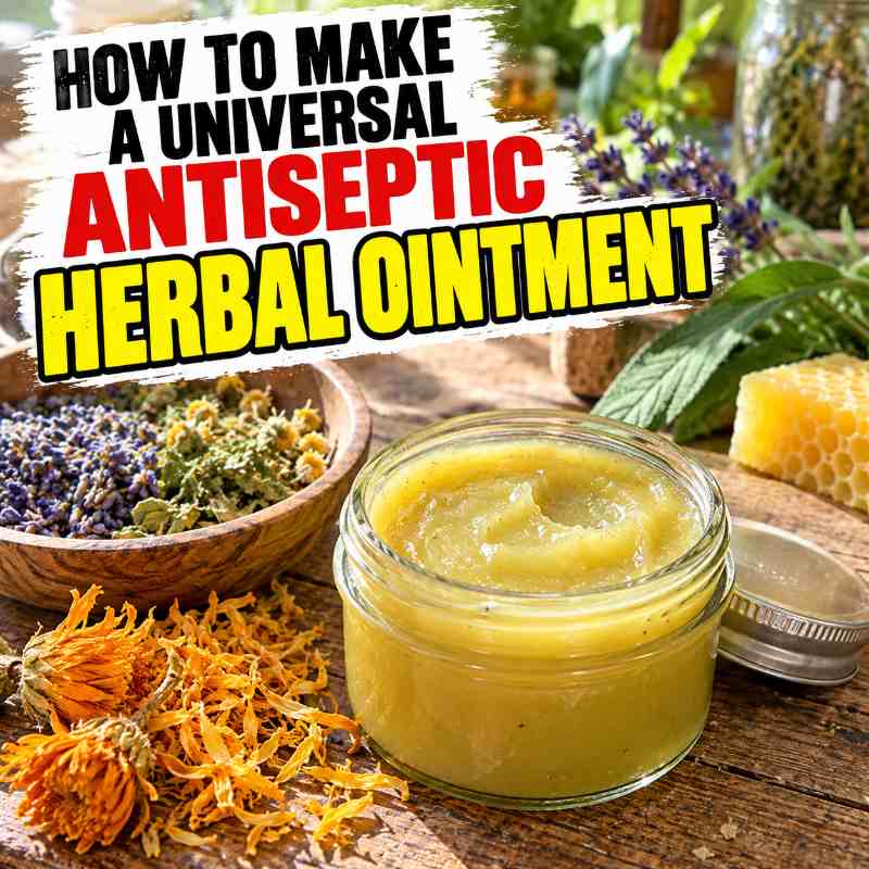 How to Make a Universal Antiseptic Herbal Ointment