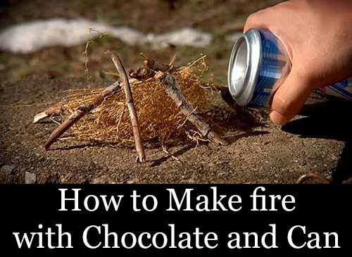  How To Make Fire With Chocolate And A Can 