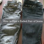 How To Dye A Pair of Faded Jeans