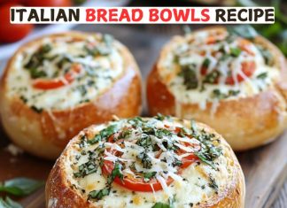 Italian Bread Bowls Recipe Italian Bread Bowls Recipe