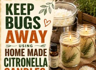 Keep Bugs Away Using Home Made Citronella Candles Keep Bugs Away Using Home Made Citronella Candles