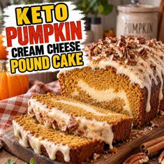 Keto Pumpkin Cream Cheese Pound Cake Keto Pumpkin Cream Cheese Pound Cake