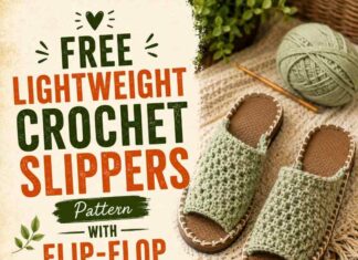 Lightweight Crochet Slippers Pattern with Flip Flop Soles Lightweight Crochet Slippers Pattern with Flip Flop Soles
