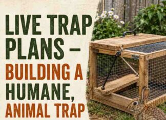 Live Trap Plans – Building A Humane, Animal Trap Live Trap Plans