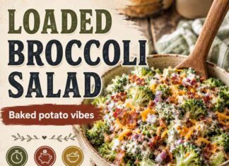 Loaded Broccoli Salad “Potato-Baked” Style 🥦 Loaded Broccoli Salad “Potato-Baked” Style