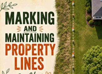 Marking and maintaining property lines Marking and maintaining property lines