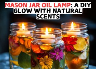 Mason Jar Oil Lamp: A DIY Glow with Natural Scents Mason Jar Oil Lamp: A DIY Glow with Natural Scents