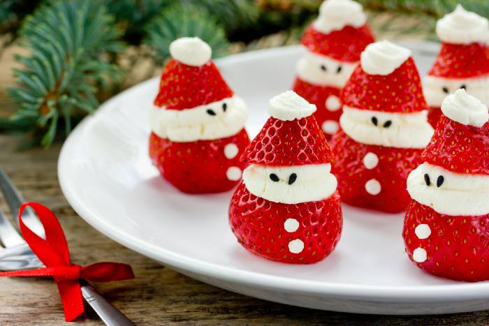 Mini Santa Strawberry Treats