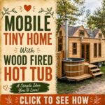 Mobile Tiny Home With Wood Fired Hot Tub