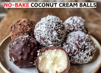 No Bake Coconut Cream Balls No-Bake Coconut Cream Balls