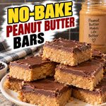 No-Bake Peanut Butter Bars