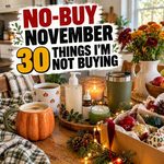 No-Buy November: 30 Things I’m Not Buying to Save Money