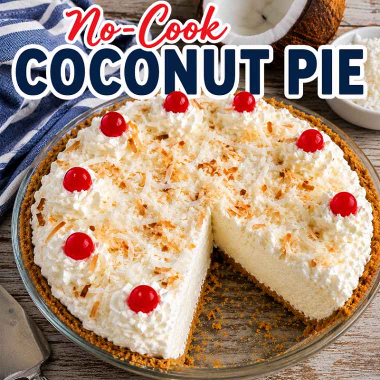 No-Cook Coconut Pie