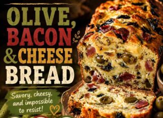 Olive, Bacon and Cheese Bread Recipe Olive, Bacon, and Cheese Bread Recipe
