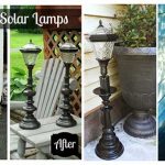 Outdoor Solar Lighting Made from Recycled Lamps