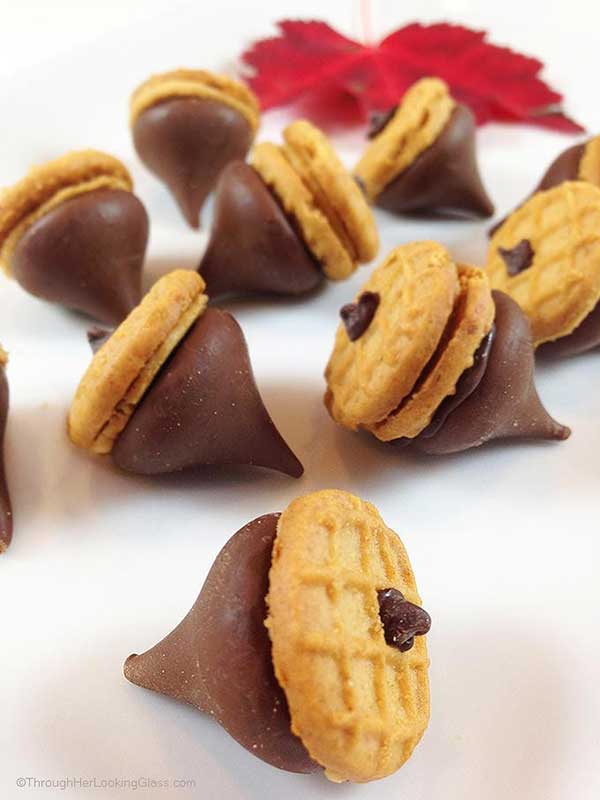 Peanut Butter & Chocolate Acorns Recipe