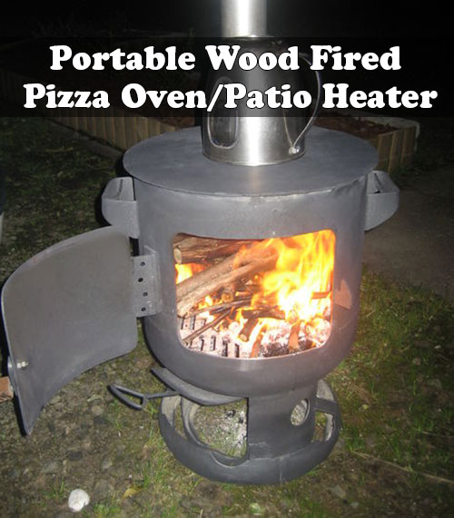 Portable Wood Fired Pizza Oven/Patio Heater