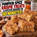 Pumpkin Spice Krispie Treats_ A Festive Dessert in 10 Minutes!