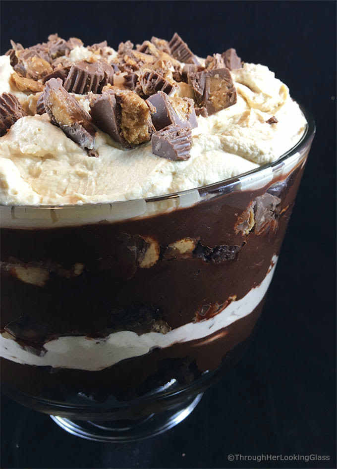 REESE’S CHOCOLATE PEANUT BUTTER TRIFLE 