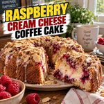 Raspberry Cream Cheese Coffee Cake Recipe
